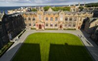 A photo from a recently completed BBS project, titled 'Natural Stone Supplied to St. Salvator’s Quadrangle, University of St. Andrews, Scotland'