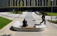 A photo from a recently completed BBS project, titled 'Impressive Open Space Created at Advanced Manufacturing Building, University of Nottingham'