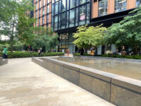 A photo from a recently completed BBS project, titled 'Revisiting Pancras Square Water Feature – King’s Cross, London'